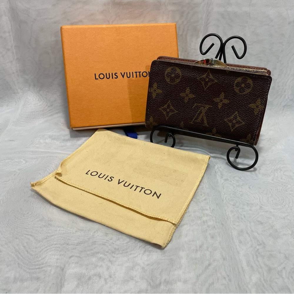 LOUIS VUITTON MONOGRAM BIFOLD VIENNOIS KISSLOCK WALLET✨FULL INCLUSION✨✨ - Picture 2 of 16
